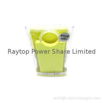 Made in China Super Fast charge 6500 mAh Mobile Power Bank